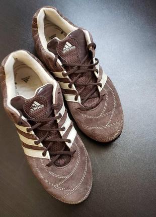 Кроссовки adidas original натуральная замша us8 (25 см.)8 фото