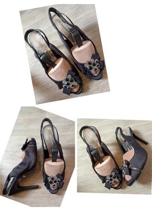 Атласные босоножки graceland