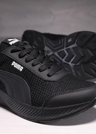 Кроссовки мужские сетка puma enzo street3 фото