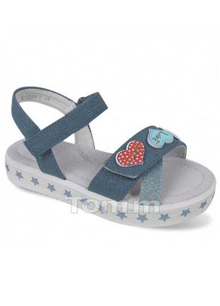 Босоніжки для дівчинки тм tom. m 27-32 сандалі тому. м