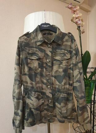 Камуфляжная,лёгкая ветровка gina tricot, h&m, zara,