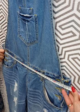 Джинсовий комбінезон для вагітних denim co7 фото