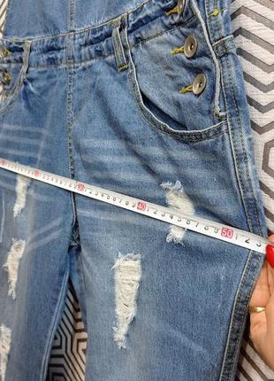 Джинсовий комбінезон для вагітних denim co8 фото