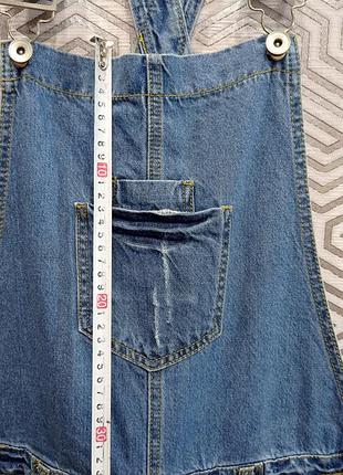 Джинсовий комбінезон для вагітних denim co9 фото