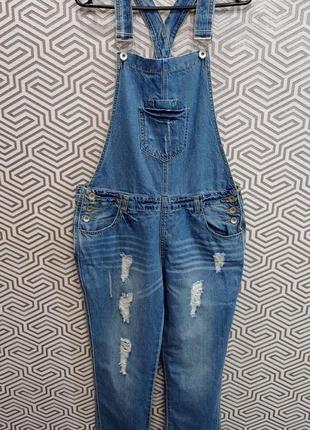 Джинсовий комбінезон для вагітних denim co2 фото