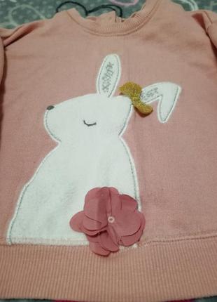 Милый свитерок с кроликом3 фото