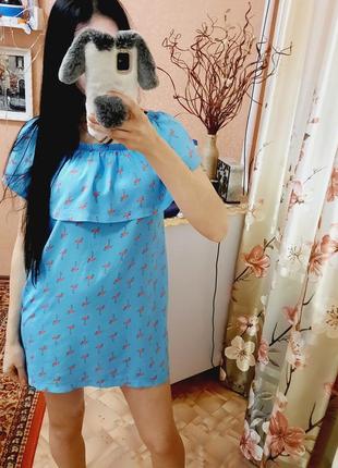 Сарафан / платье летний / сарафан с открытыми плечами размер 444 фото