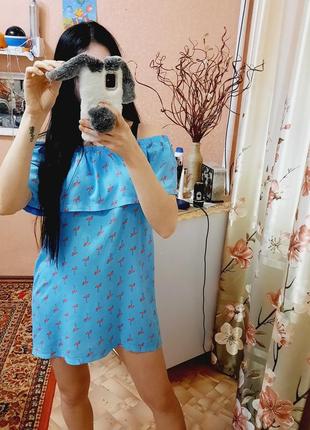 Сарафан / платье летний / сарафан с открытыми плечами размер 442 фото