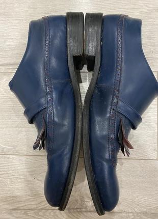 Navy boot-винтажные туфли-окфорды без шнуровки 💙4 фото