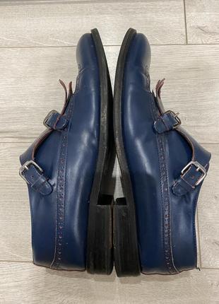 Navy boot-винтажные туфли-окфорды без шнуровки 💙7 фото