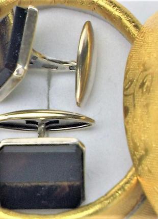 Запонки срібло срср 875 проба 9,94 грама