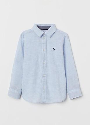 Сорочка дитяча блакитна h&m р.92, 98см