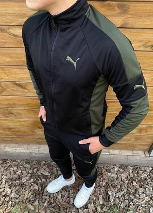 Чоловічий весняний спортивний костюм puma, спортивний костюм на прямий блискавки...