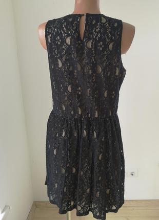 Плаття з гіпюру на підкладці, розмір m-l3 фото