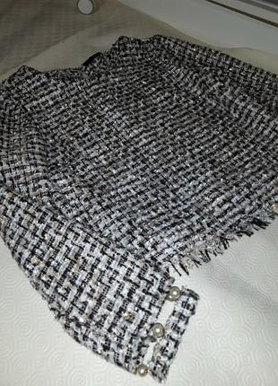 Кофточка букле твид zara,  s