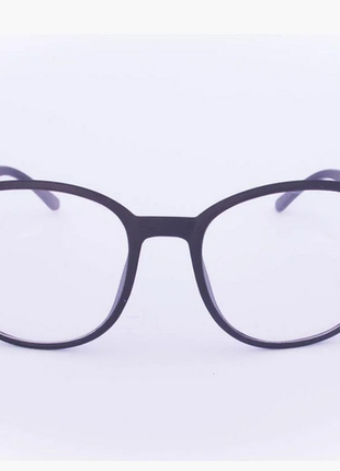 Іміджеві окуляри в стилі ретро - чорні