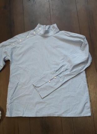 Классная  коттоновая рубашка оверсайз