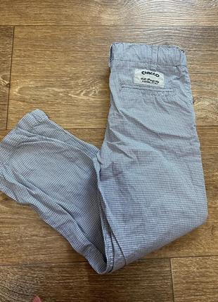 Штаны легкие брюки chicco 104, 4 года8 фото