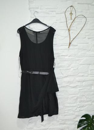 Tpehдовая  модель    маленького  черног0 платья  | black slip dress3 фото