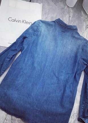 Джинсовая рубашка calvin klein jeans3 фото