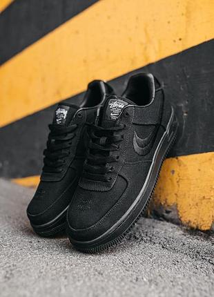 Кроссовки stussy x nike air force 1