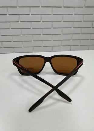 Чоловічі сонцезахисні окуляри чорні з поляризацією3 фото