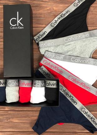 Calvin klein стринги , набор нижнего белья