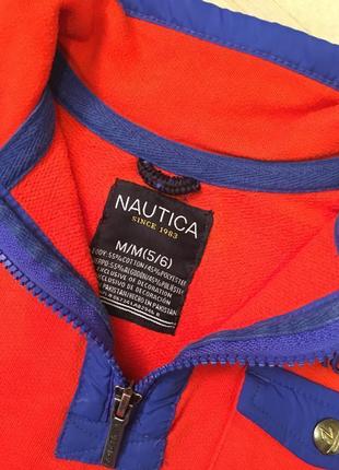 Оригінал якісна фірмова толстовка світшот унісекс nautica 5-6 років3 фото