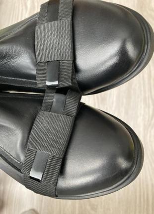 Ботинки кожаные демисезонные4 фото