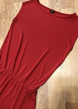 Talbots красное платье стрейчивое платье летнее красивое свободного стиля2 фото