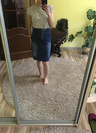 Юбка джинс 3