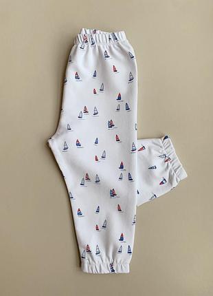 Штанишки в кораблики на 9-12 мес