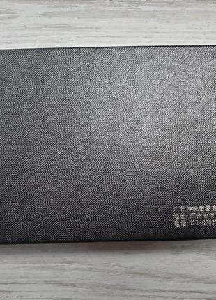 Універсальний гаманець шкіряний чохол william polo casual оригінал (174 black) чорний6 фото