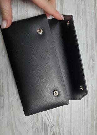 Універсальний гаманець шкіряний чохол william polo casual оригінал (174 black) чорний2 фото