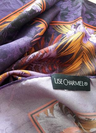 Франция. lise charmel шелковый платок, принт как ferragamo7 фото