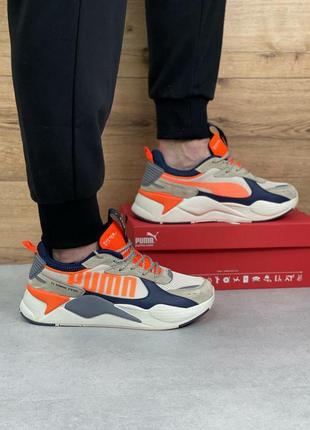 🔥 мужские кроссовки puma rs-x orange