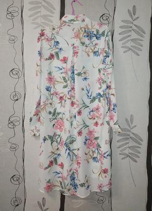 Нарядное платье-рубашка ,размер 403 фото