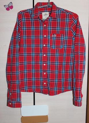 Рубашка в клетку hollister