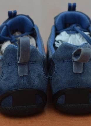 Синие кожаные кроссовки, кеды ecco, 37 размер. оригинал5 фото
