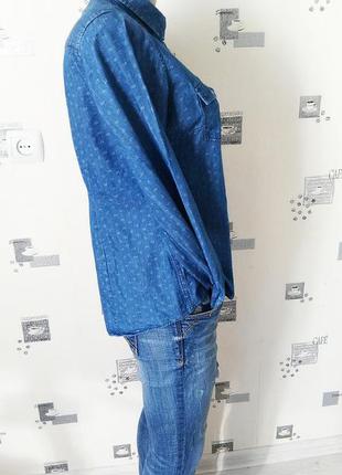Модная рубашка джинс от m&s4 фото