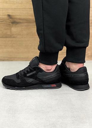 🔥 мужские кроссовки reebok classic all black