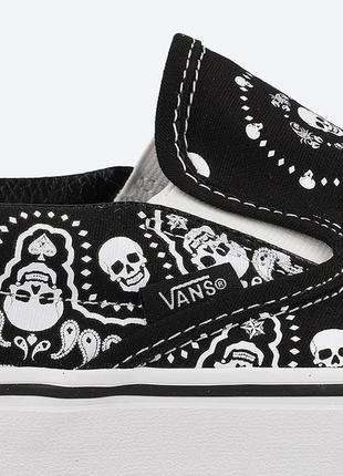 Сліпони увага оригінал vans classic slip-on bandana original унісекс5 фото