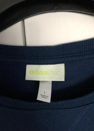 Adidas neo мужская кофта, свитшот, реглан, спортивная одежда4 фото