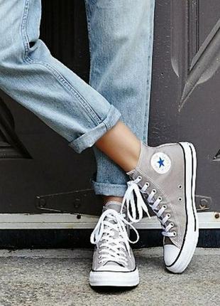 Кеди високі converse chuck taylor all star charcoal (1j793c)