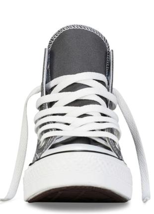 Кеди високі converse chuck taylor all star charcoal (1j793c)7 фото