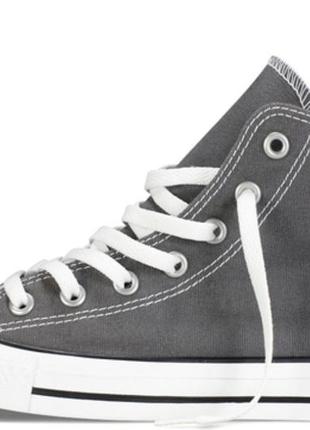 Кеди високі converse chuck taylor all star charcoal (1j793c)8 фото