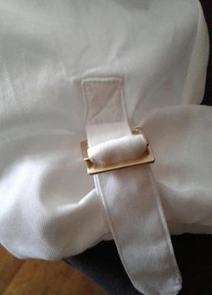 Белоснежная блузка рубашка школьная подростковая с длинным рукавом zara basic collection7 фото