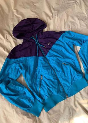 Nike женская ветровка hybrid speckled windrunner jacket8 фото