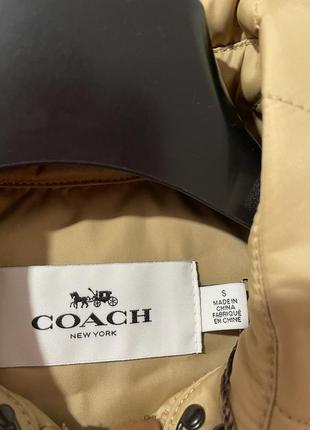 Женская демисезонная куртка coach3 фото