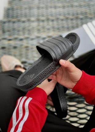 Тапки adidas adilette шльопанці  black